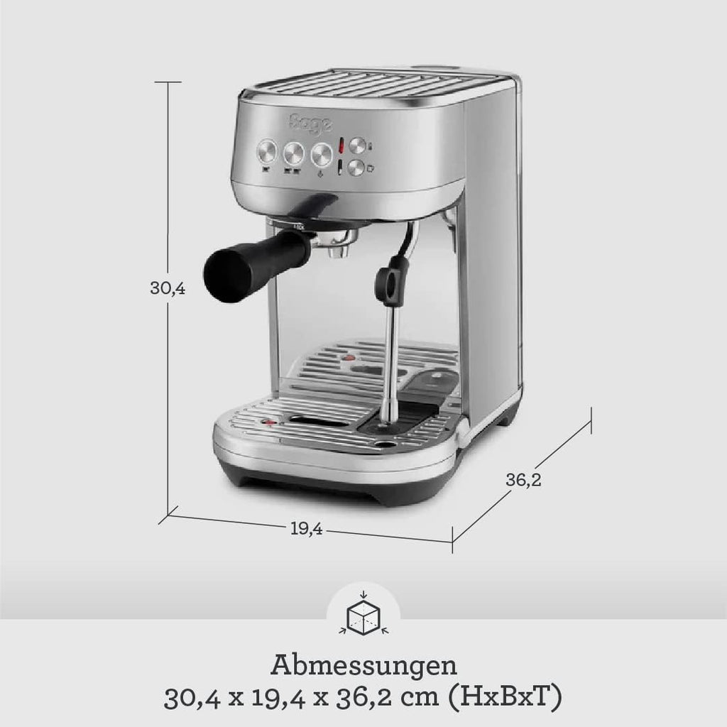 Sage the Bambino Plus, Espressomaschine, SES500SST, Perlweiß