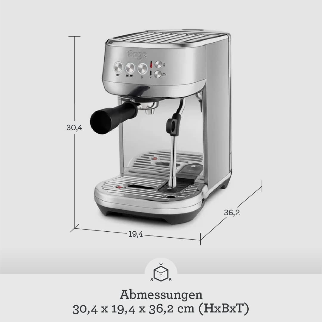 Sage the Bambino Plus, Espressomaschine, SES500SST, Perlweiß