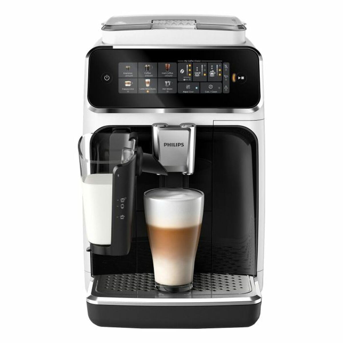 PHILIPS Kaffeevollautomat LatteGo 2300 Serie, Schwarz, 4 Spezialitäten