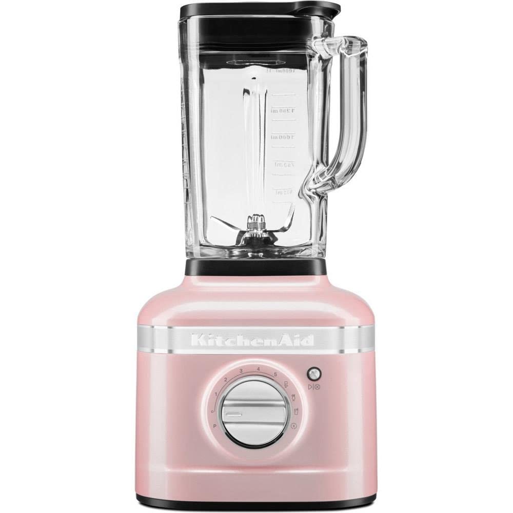 KitchenAid Standmixer mit 1,4 L Glaskrug - Artisan - Kompakter Hochleistungsmixer 1200 W - Food Processor zum Schneiden, Hacken und Reiben - Smoothie maker - Onyx schwarz