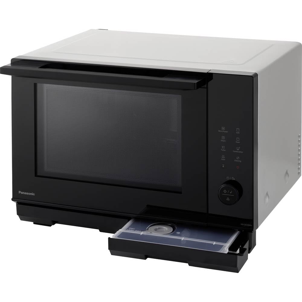 Panasonic NN-CS89LBGPG 4-in-1 Kombi-Mikrowelle, Dampfofen & Grill, 31 Liter, 1000 W, zwei Ebenen, Genius-Sensor, automatisches Aufwärmen, 36 Programme, einfache Reinigung, kompakt, Edelstahl