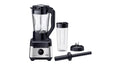Braun PowerBlend 7 – Hochleistungs-Standmixer mit 30.000 U/min für cremige Smoothies, Shakes & Saucen, TriAction-Mixkrug, iTextureControl, Smoothie2Go 600 ml To-Go Becher, 1400W, Schwarz (JB7568BK)