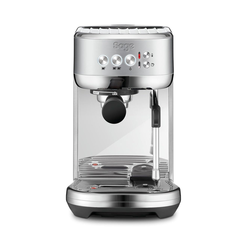 Sage The Bambino Plus, Kompakte Kaffeemaschine, Schwarzer Trüffel