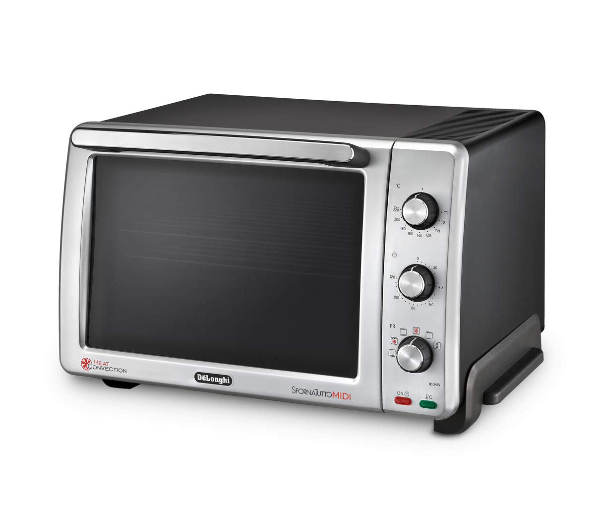 De'Longhi EO20792 Elektroofen, 20 Liter, 7 Kochfunktionen, Timer, 1300 Watt, Schwarz