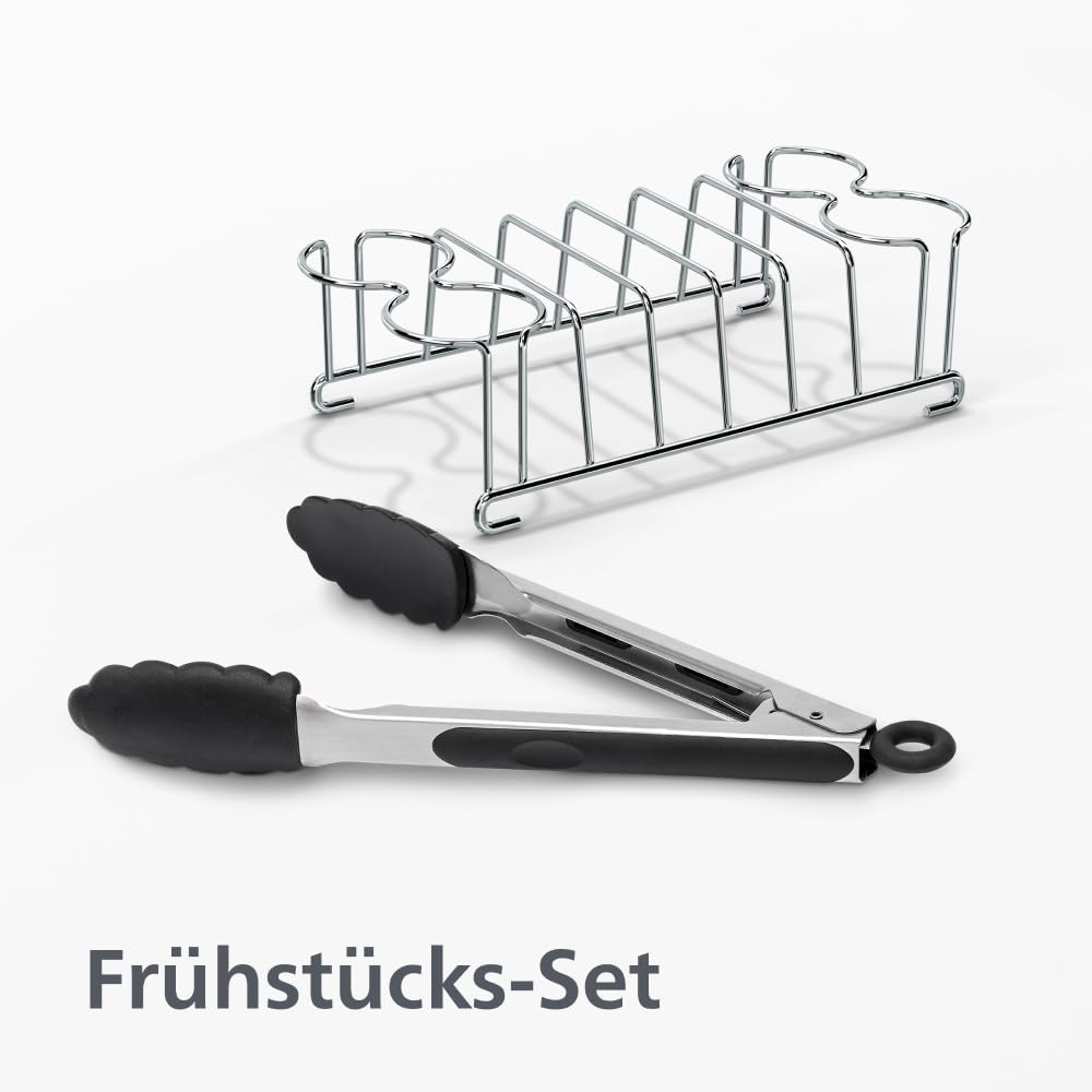 Philips Airfryer Dual Basket 3000 Serie Heißluftfritteuse, Schwarz, 9 L