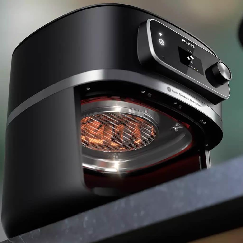 Friteuse Philips Séries Airfryer Combi XXL HD9880/90 Noir
