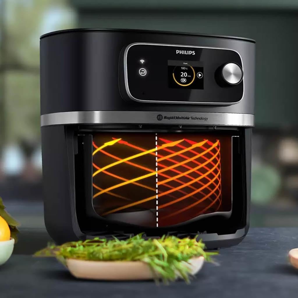 Friteuse Philips Séries Airfryer Combi XXL HD9880/90 Noir