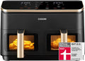 Cosori Airfryer, Testsieger Stiftung Warentest, Heißluftfritteuse 2 Kammern