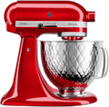 Kitchenaid Artisan 4, 8 L Standmixer 5KSM156 Guilted Schale Candy Apple-ECA