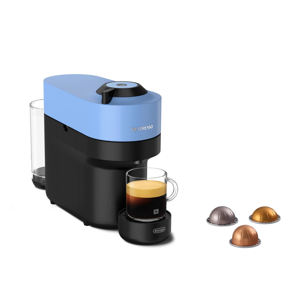 NESPRESSO DE’LONGHI Vertuo Pop Schwarz Kapselmaschine ENV90.B