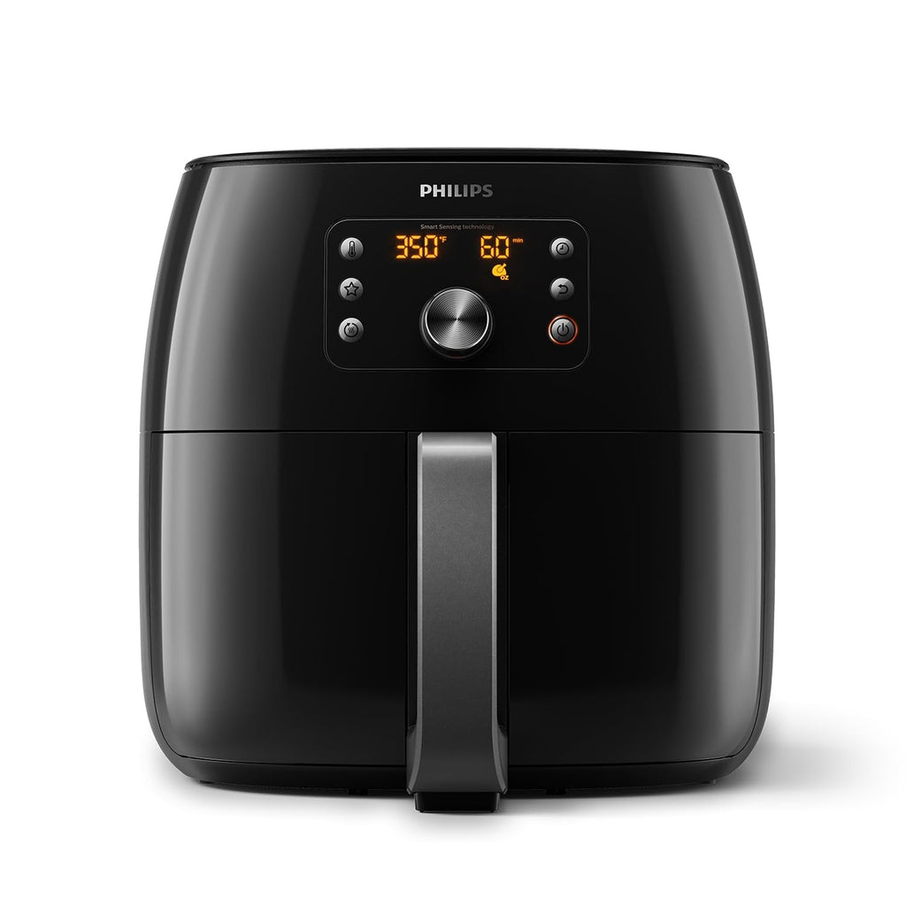 Philips Steam Airfryer 5000 Series Dual Basket Heißluftfritteuse mit Dampfgar-Funktion & 2 Körben – Steam, Airfry, SteamFy, 9L (3L+6L), RapidAir Plus, automatische Dampfreinigung (NA551/00)