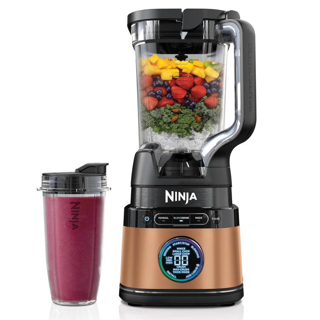 Ninja 2-in-1 Detect Power Mixer Pro & Single Serve, 1200W Mixer mit Krug