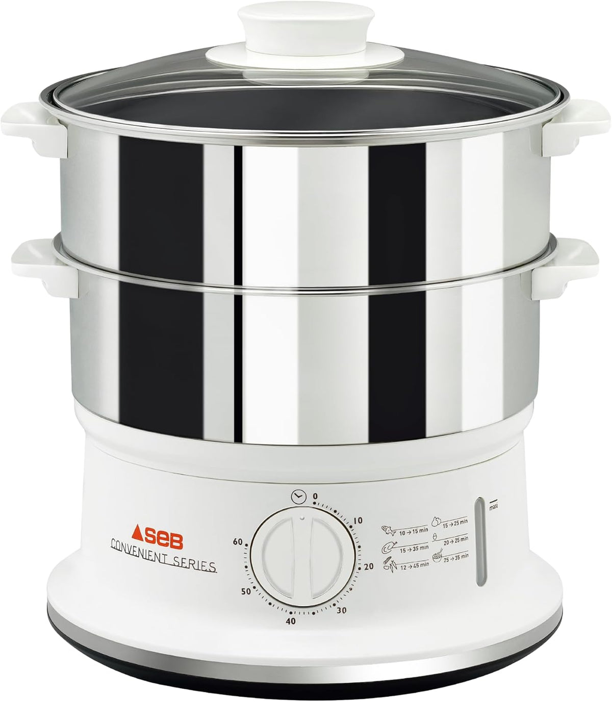 Seb VC145100 Dampfgarer, Edelstahl, 6 l