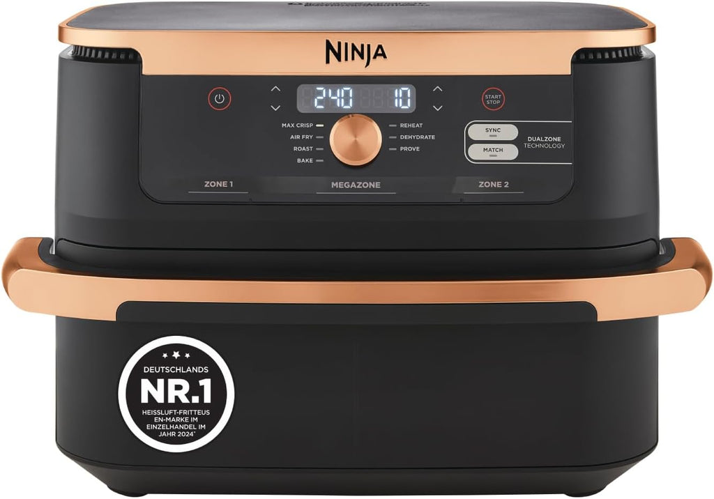 Ninja Foodi FlexDrawer Dual Zone Heißluftfritteuse AF500EUCP