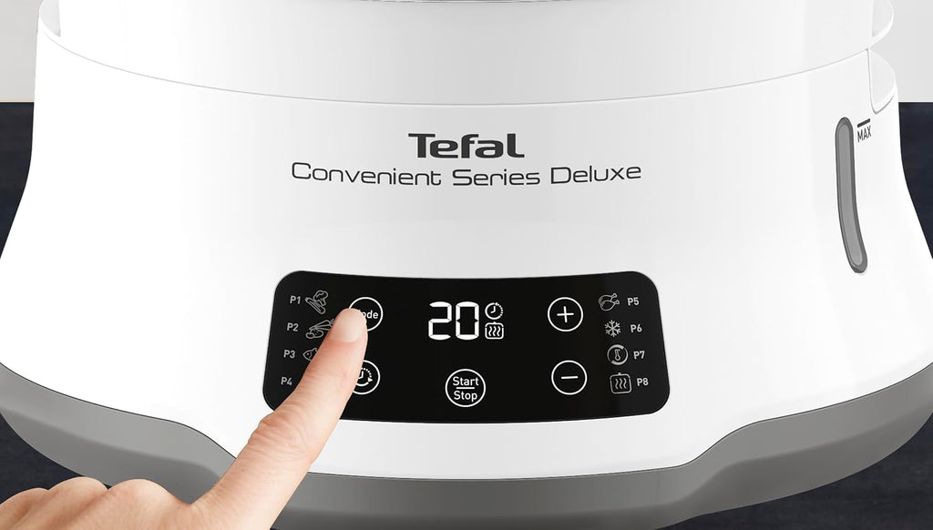 Tefal Convenient Series Deluxe Dampfgarer, einfacher Touchscreen
