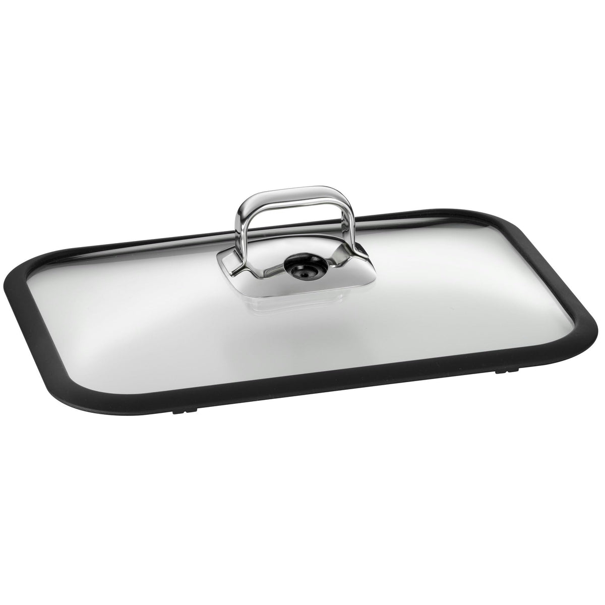 WMF Vitalis Aroma Dampfgarer 28 cm, Dampfgarer Topf, Bräter rund 5,0l, Dampfgartopf, Glasdeckel mit Silikonrand, Garthermometer, Garblech, Cromargan Edelstahl unbeschichtet, backofenfest
