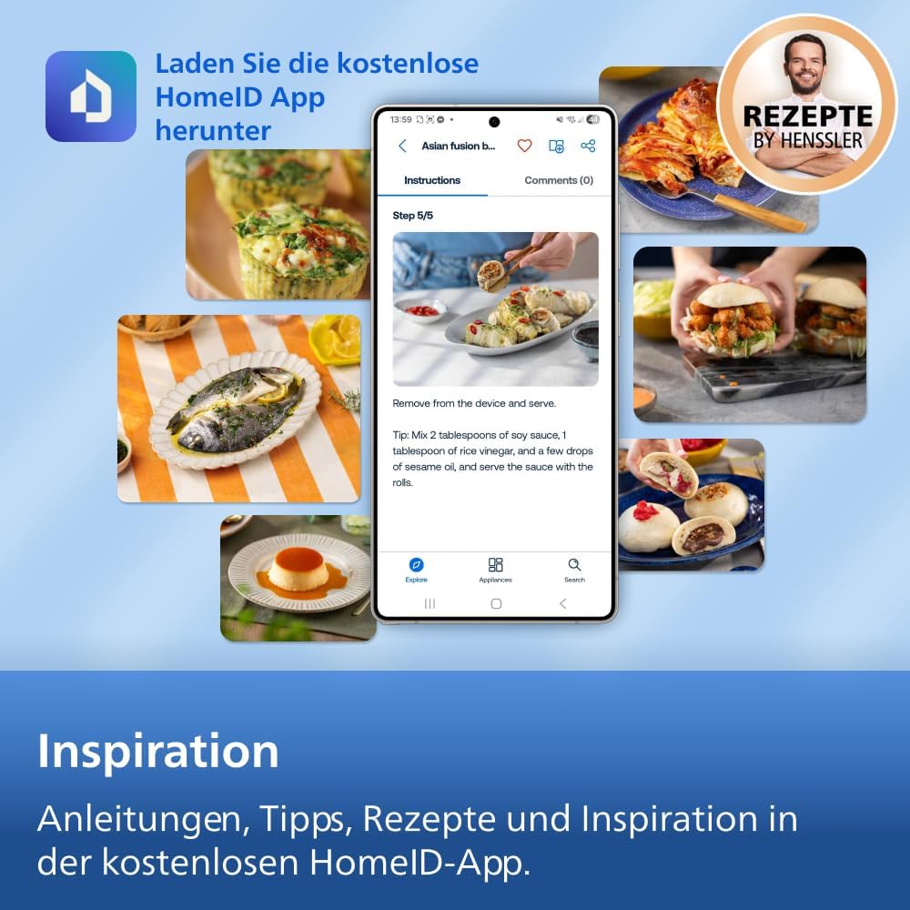 Philips Airfryer Dual Basket 3000 Serie Heißluftfritteuse, Schwarz, 9 L