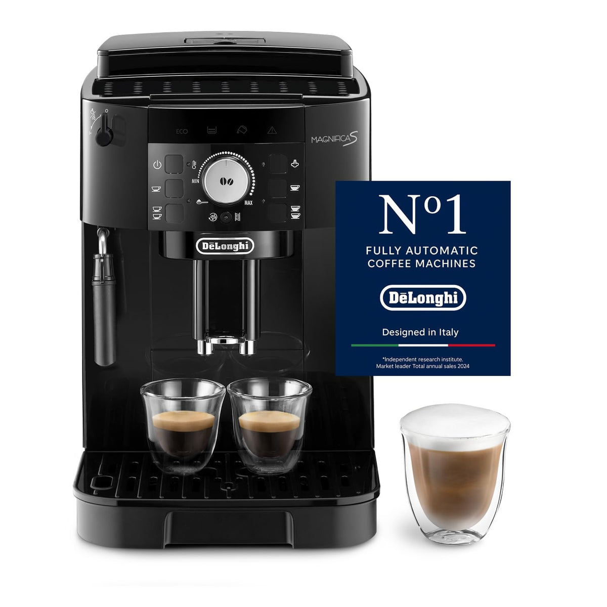De'Longhi Magnifica S - Kaffeevollautomat 2 Getränke Schwarz
