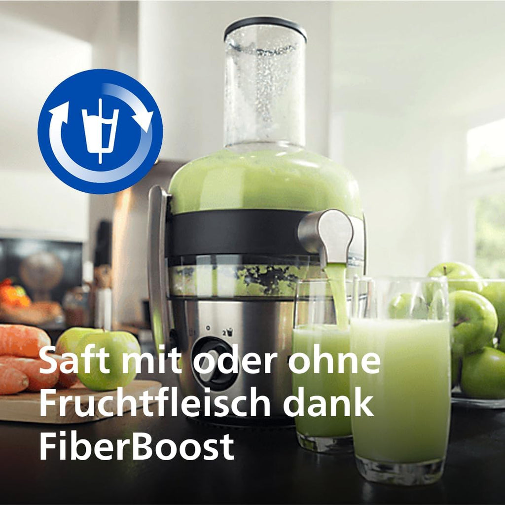 Philips Entsafter 7000 Serie, Schwarz, 1100 W