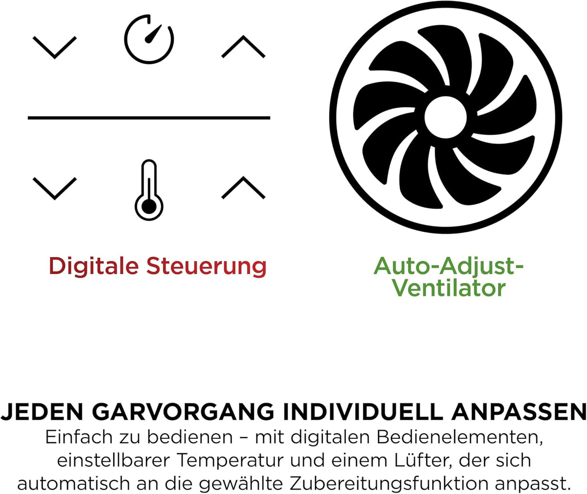 Ninja Dual Zone Digital Air Fryer, 2 Schubladen, 6-in-1, Heißluftfritteuse