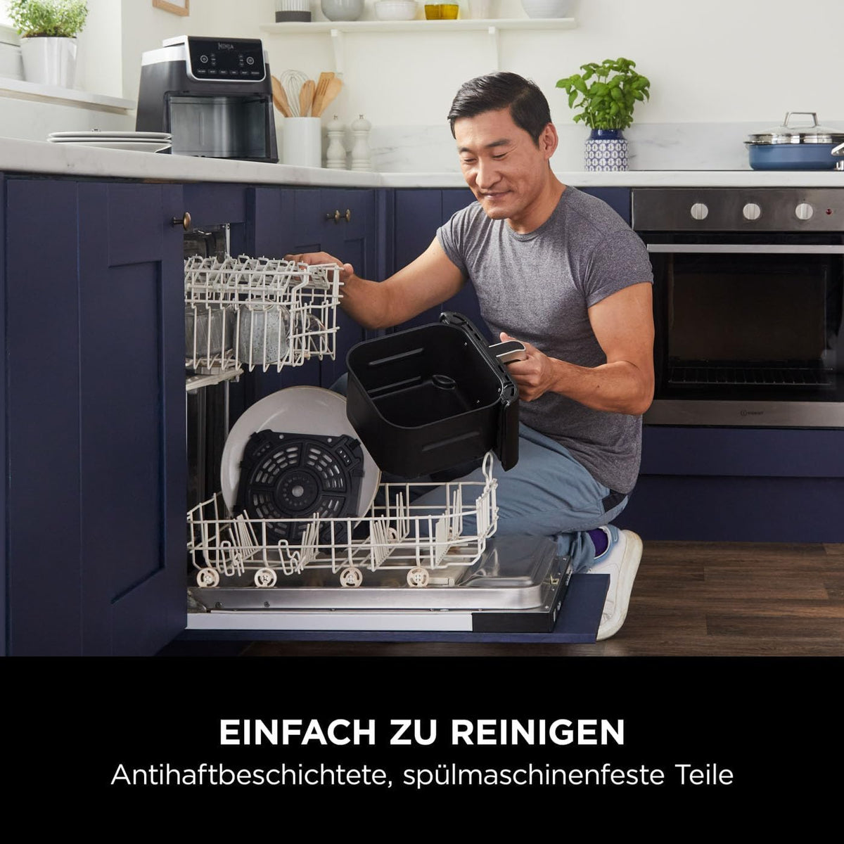 Ninja Air Fryer Heißluftfritteuse MAX PRO, 6,2L, Antihaftbeschichtung