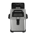 Tefal Family Pro Access 4,0L Fritteuse, 3000 Watt, semiprofessionell mit Öl, herausnehmbarer Ölbehälter, Kühlzonen-Technologie, leichte Reinigung, knusprige Pommes, Edelstahl, schwarz, FR5030