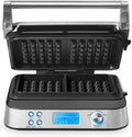 GASTROBACK 42424 Waffeleisen Advanced Control, 5 Verschiedene Programme, 7 Bräunungsstufen, Steuerung über LCD–Display, 1.600 Watt