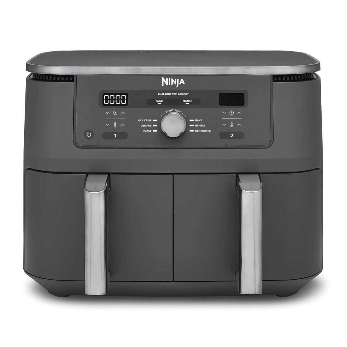 Ninja Dual Zone Digital Air Fryer, 2 Schubladen, 6-in-1, Heißluftfritteuse