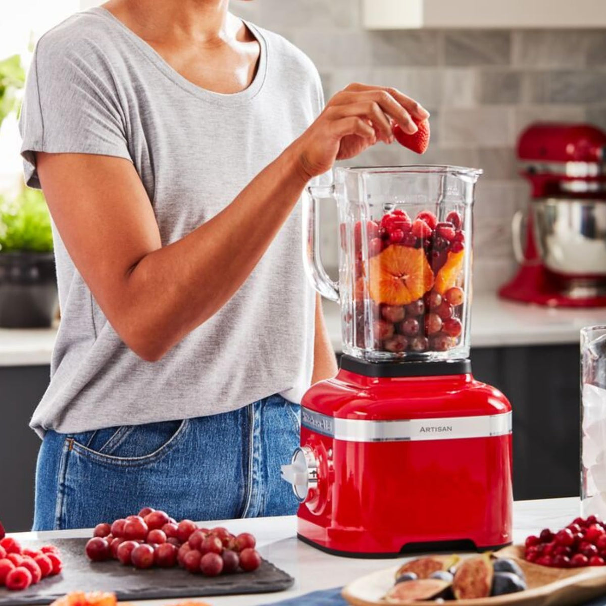 KITCHENAID ARTISAN K400 STANDMIXER 5KSB4026EER (EMPIRE ROT)
