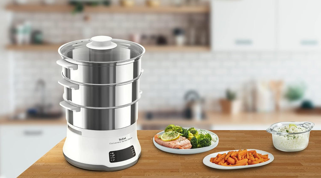 Tefal Convenient Series Deluxe Dampfgarer, einfacher Touchscreen
