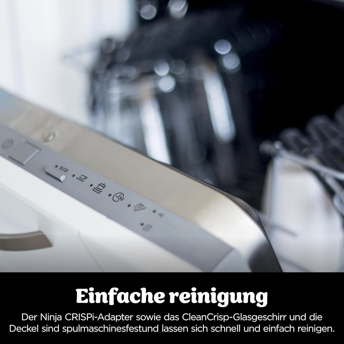 Ninja CRISPi tragbare Air fryer Heißluftfritteuse, 3,8 l, Stein FN101EUST