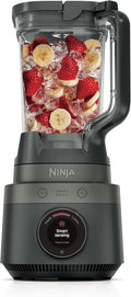 Ninja CrushBOSS intelligenter Standmixer, 1200 W, SmartMenu, SmoothSense, XL Becher (2,1 l), zerkleinert Eis und gefrorene Zutaten, für cremige Smoothies, Onyx, LB201EUBK
