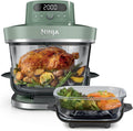 Ninja CRISPi PRO XL Glas-Heißluftfritteuse Air-Fryer, Moosgrün, AS090EUGN