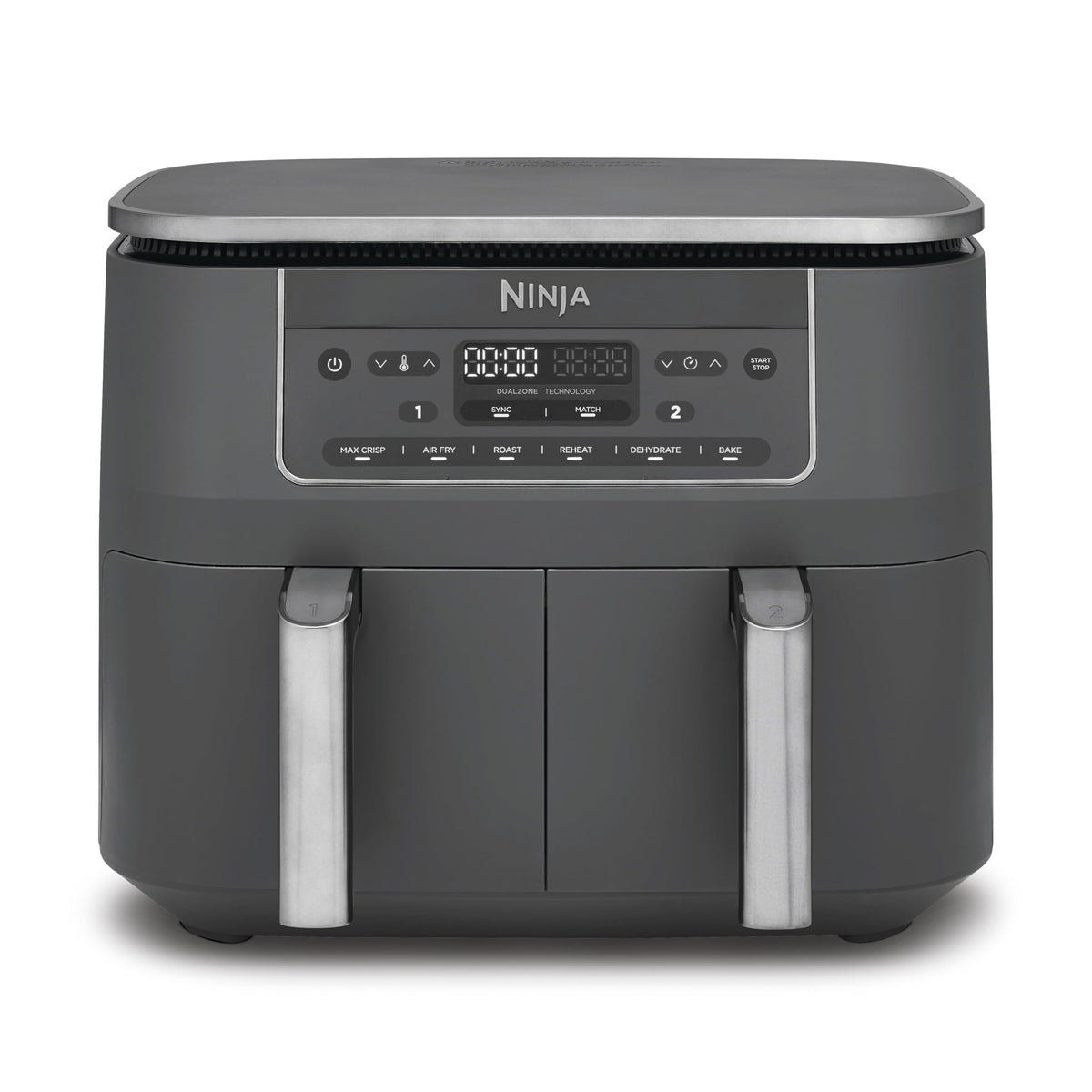Ninja Dual Zone Digital Air Fryer, 2 Schubladen, 6-in-1, Heißluftfritteuse
