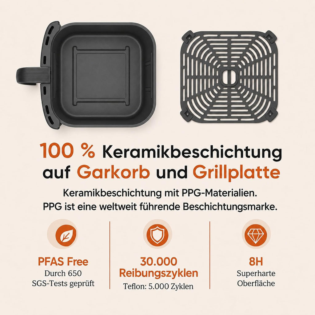 Cosori Airfryer, neue Generation 2026, Chip Testsieger, TurboBlaze-Tech