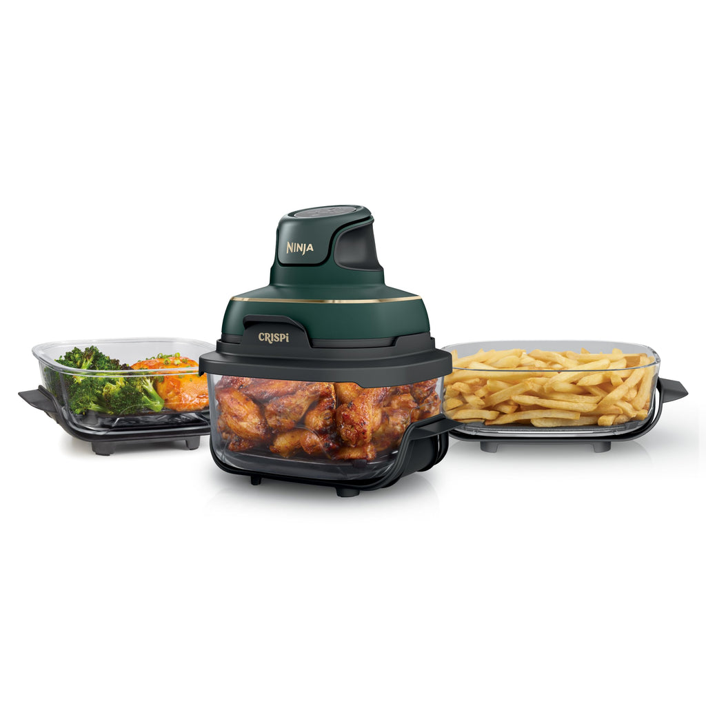 Ninja CRISPi tragbare Air fryer Heißluftfritteuse, 3,8 l, Stein FN101EUST