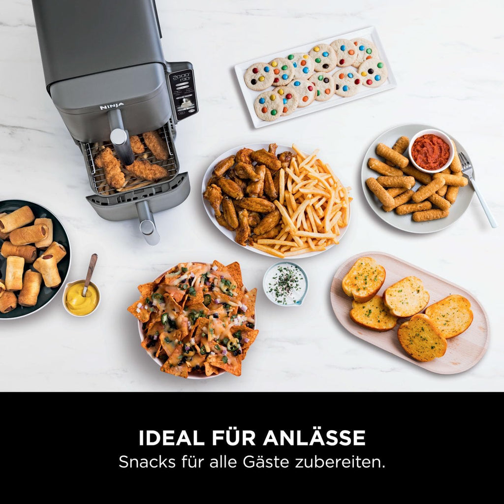 Ninja Double Stack XL Air Fryer Heißluftfritteuse, 9,5L Airfryer, SL400EU