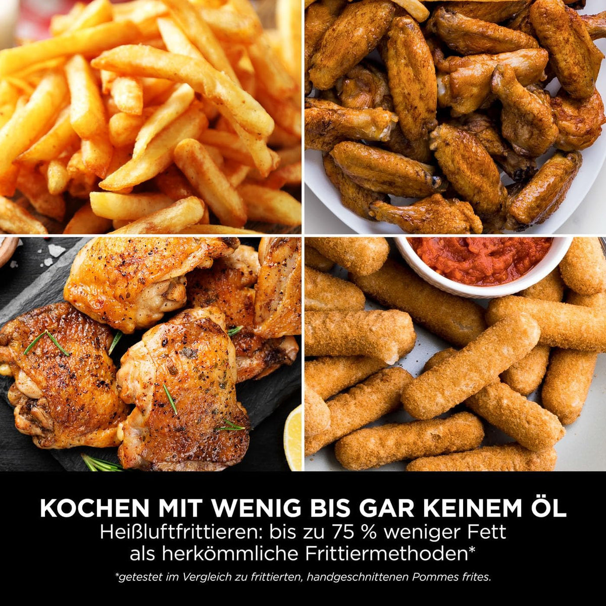 Ninja Double Stack XL Air Fryer Heißluftfritteuse, 9,5L Airfryer, SL400EU