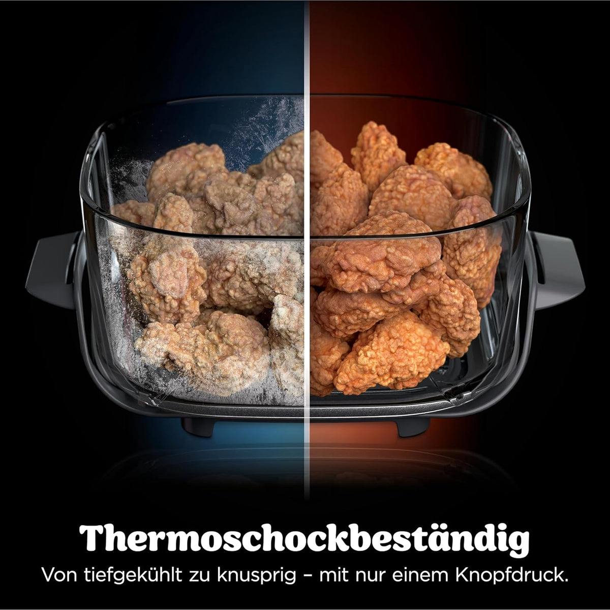 Ninja CRISPi tragbare Air fryer Heißluftfritteuse, 3,8 l, Stein FN101EUST