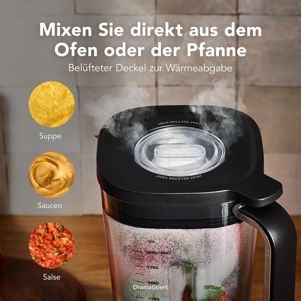 KitchenAid Pure Power Standmixer 2L BPA-freier Behälter Empire Rot