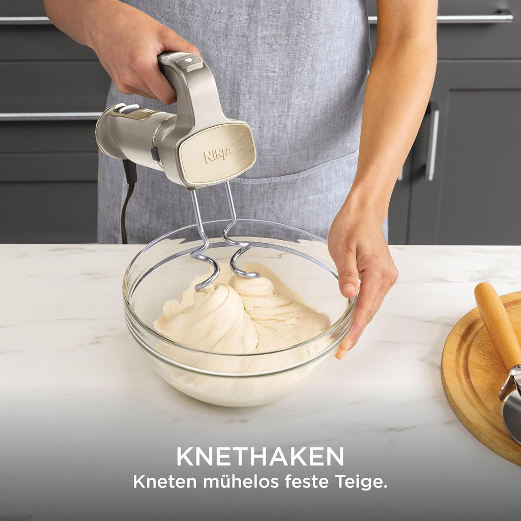Ninja Foodi 3-in-1 Stabmixer, Handmixer & Zerkleinerer, Stufenweise Anlauf