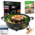 TomYang Hot Pot – Der Original Thai Grill, Designed in Germany, Schweizer Antihaftbeschichtung, mehr als 100 Anleitungsvideos & Rezepte. Korean BBQ, Hotpot, Mookata Thai Hot Pot Topf
