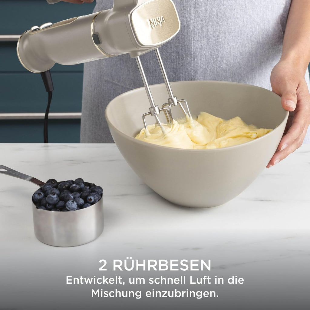 Ninja Foodi 3-in-1 Stabmixer, Handmixer & Zerkleinerer, Stufenweise Anlauf