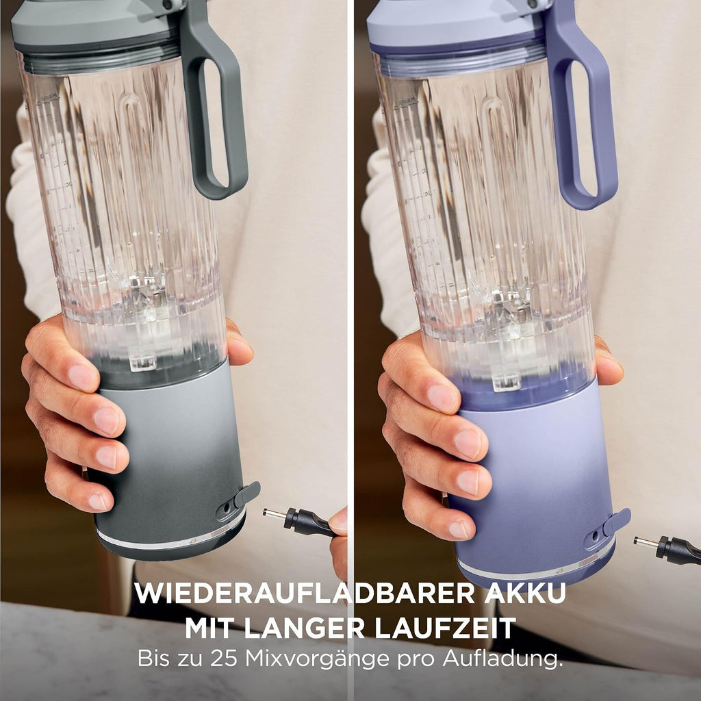 Ninja Blast Max Tragbarer Mixer/Blender/Smoothie Maker, 2 x 570 ml