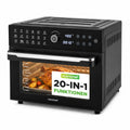 NutriChef Heißluftfritteuse 26 Liter Airfryer Ofen mit Drehspieß