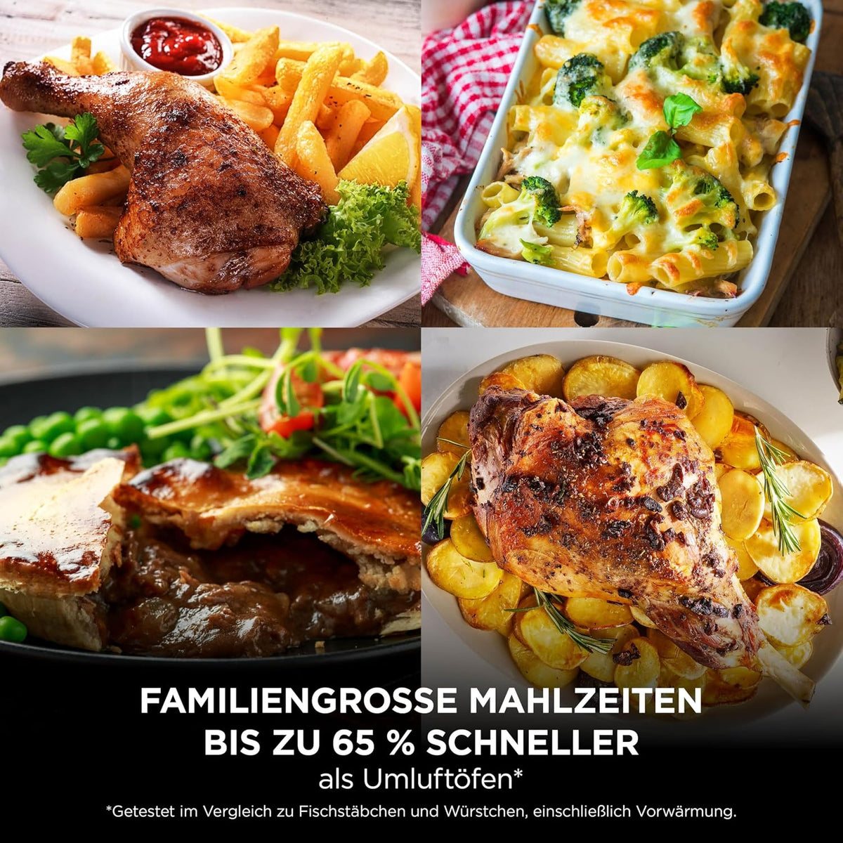 Ninja Foodi FlexDrawer Dual Zone Heißluftfritteuse AF500EUCP